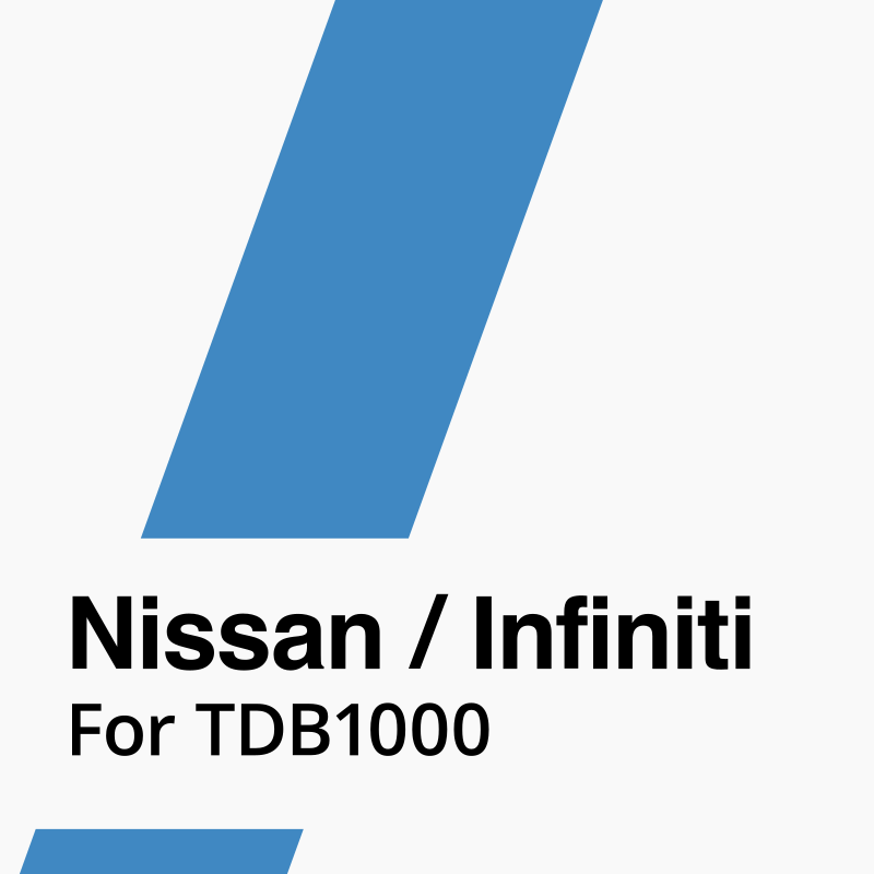 Nissan/Infiniti Software for TDB1000